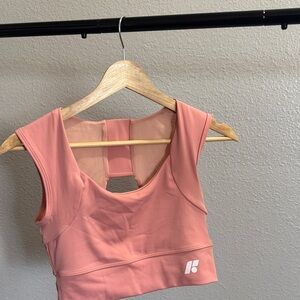 Peach Crop Top